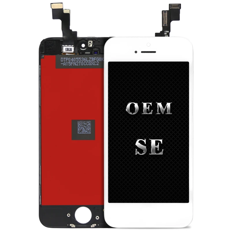10 шт. для OEM качественный ЖК дисплей iPhone SE экран с дигитайзером в сборе + держатель