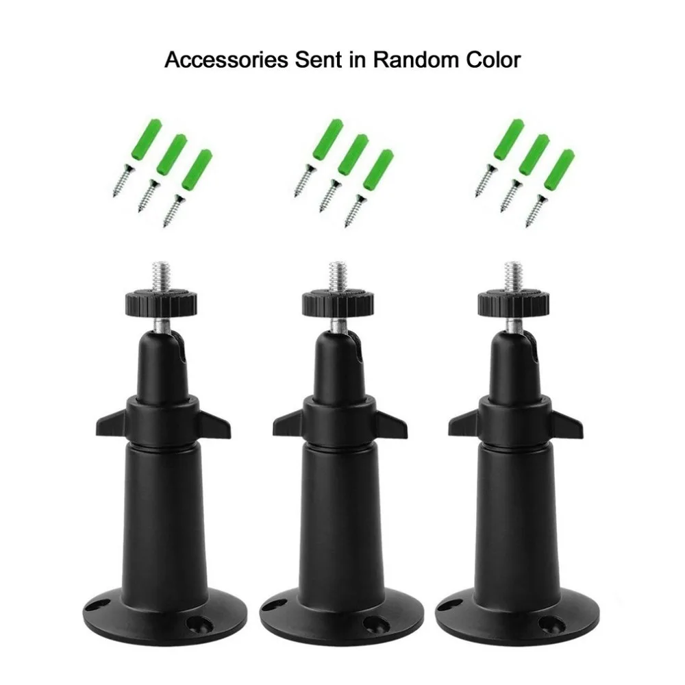 

3Pcs/Lot Wall Mount Bracket Installation Metal Holder CCTV Camera Stand with Screws For Security Surveillance Camera