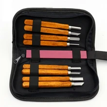 Mainpoint Лидер продаж 8 шт. Набор ножей для резьбы по дереву инструменты для высекания Деревообработка резные принадлежности Режущий инструмент по дереву Оксфорд сумка Упаковка