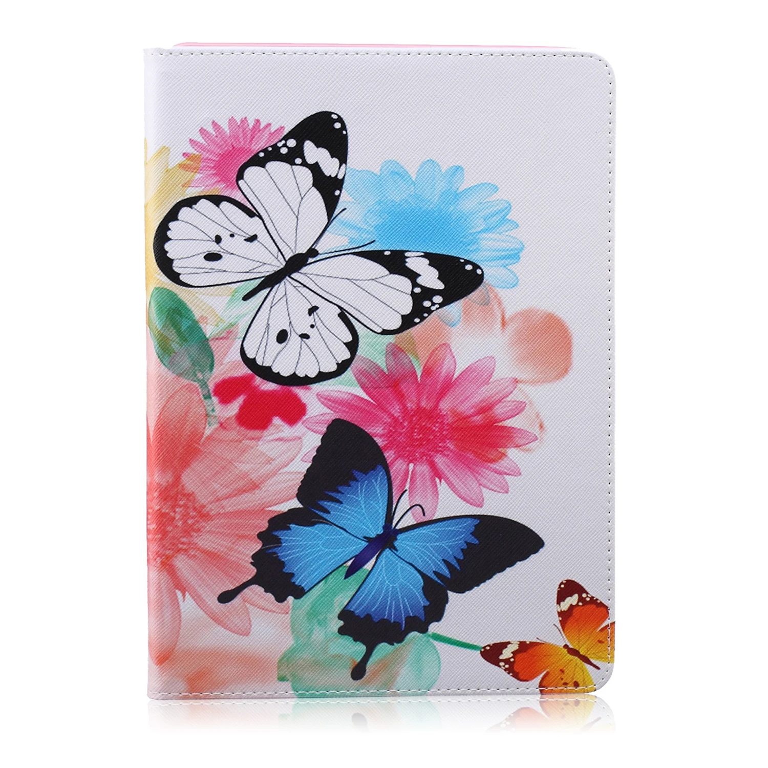 Cute Cartoon Giraffe PU Leather Stand Case Cover with Card Slots