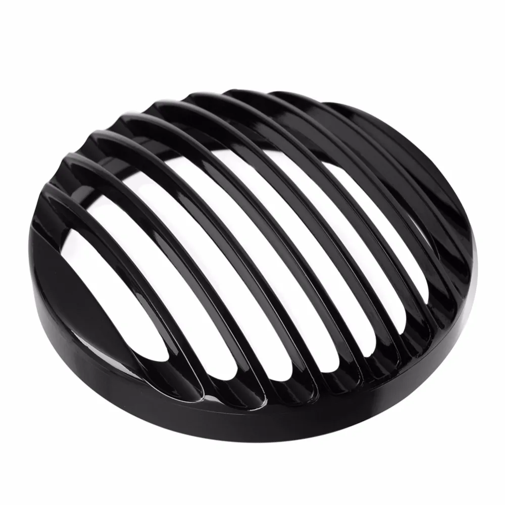 

Motorcycle 5.75" 5 3/4" CNC Led Headlight Grill Cover Fit For Harley Sportster XL 883 Iron 1200 04-14 Custom XL1200C 1200 48