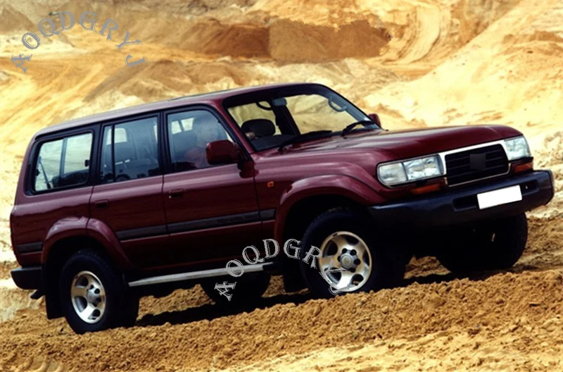 Автомобильный Стайлинг для Toyota Land Cruiser LC80 FJ80 1991-1997 Боковая дверь корпус рельефная Накладка для отделки 6 шт