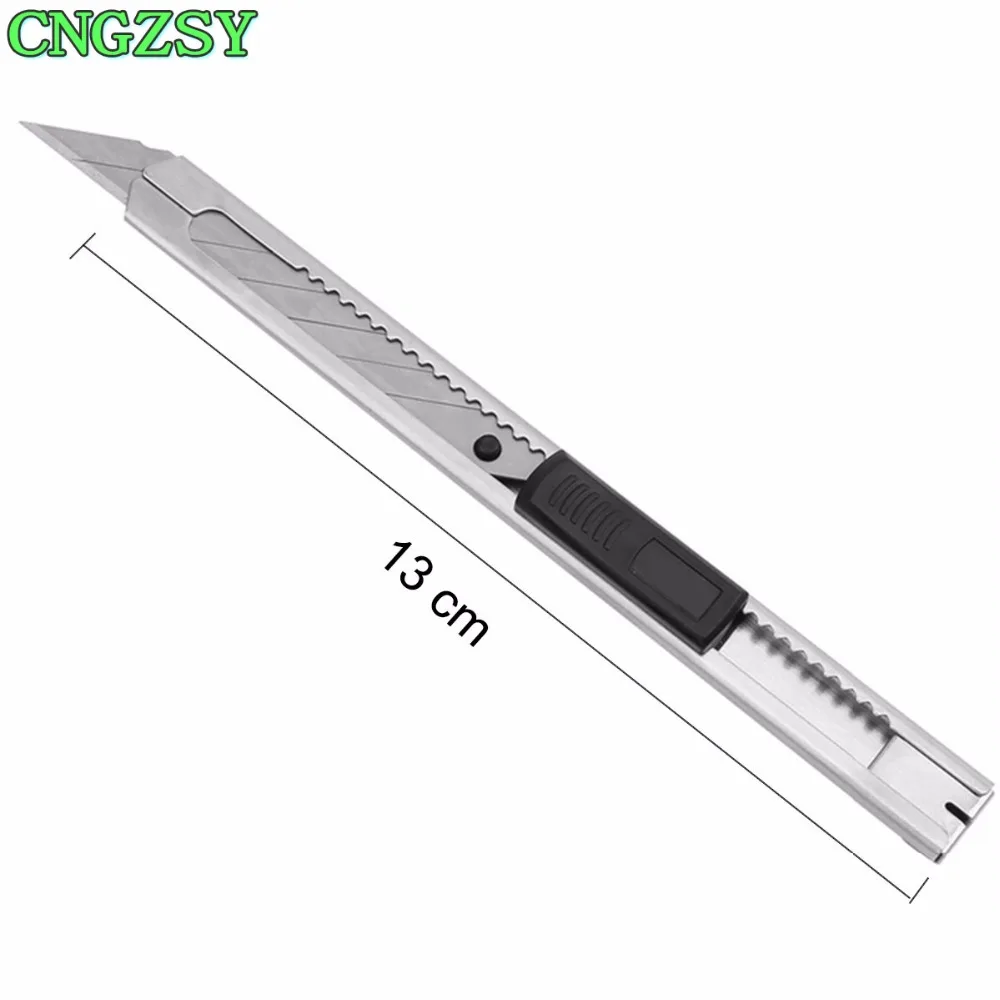 CNGZSY художественный нож острый 30 градусов из нержавеющей стали лезвие для бритвы бумажное ремесло Сделай Сам защелкивающийся нож автомобильная пленка виниловый резак K25
