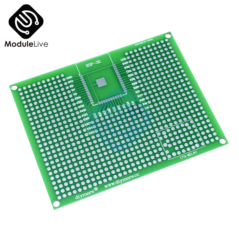Макетная плата для печатной платы ESP8266 Новая 7x9 см ESP32 и с двухсторонней платой