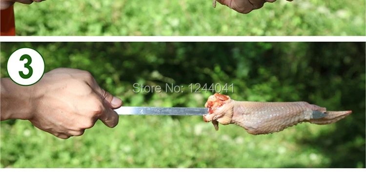 Flat Meat Skewers (3