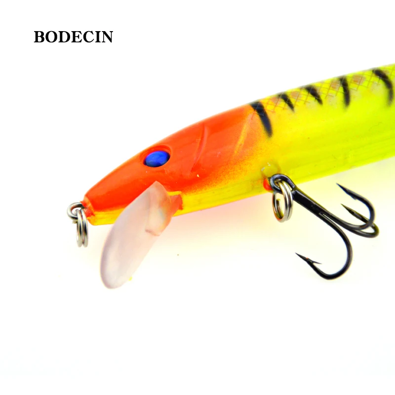 1PCS yo-zuri Minnow Wobblers Artificial Fishing Lure Trolling Lures Wobbler Bait For Crazy Fish Sea Tackle Peche Swimbait 12CM (22)