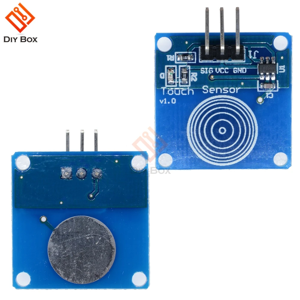 

TTP223B 1 Channel Jog Digital Touch Sensor Capacitive Touch Touch Switch Modules Accessories for arduino DIY KIT