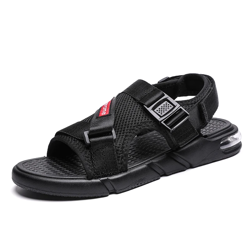

2019 New Fashion Summer Mens Shoes Gladiator Sandals Open Toe Platform Beach Sandals Boots Rome Style Canvas Men Sandals C4