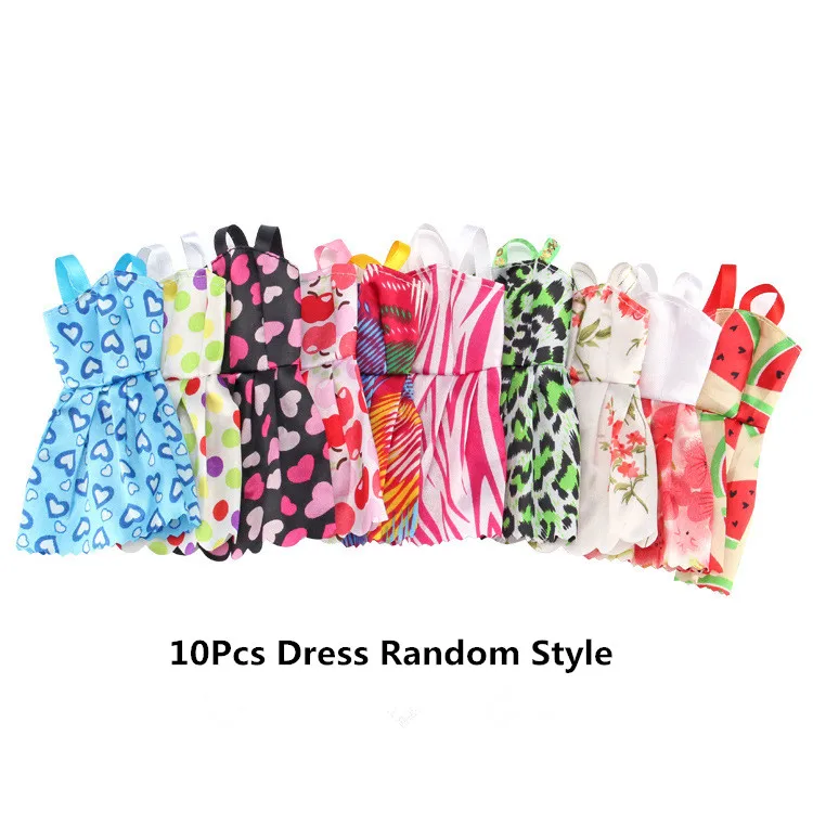 83Pcs/set Bag Shoes Dress Fashion Doll Accessories Dressup Clothes Dolls Set Toys for Children DIY Furniture Clothing for barbie