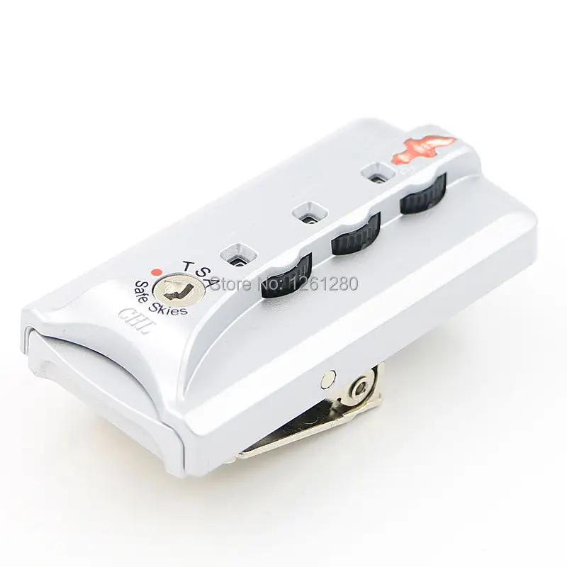 

free shipping ABS Customs TSA lock Trolley Case lock box part fixed lock DIY handmade Luggage suitcase coded lock