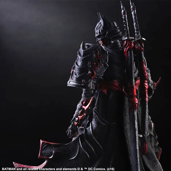 Square IX Play Arts Kai Timeless Bushido Бэтмен Фигурка высокого качества для коллекции