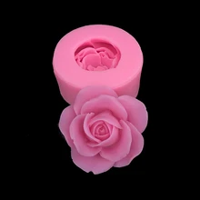 Minsunbak 3D Роза ручной работы мыло Плесень DIY Украшение торта мастикой силиконовые формы Шоколадные Конфеты выпечки