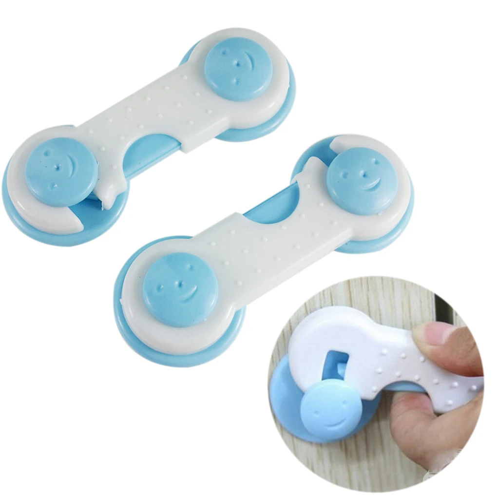 2 قطعة/المجموعة الطفل الطفل درج خزانة باب خزانة ملابس قفل حماية اللون عشوائي