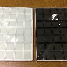 210 шт/партия 3xm x 3 см 35 шт/партия футляр для бриллиантов пластиковый корпус с бриллиантами каменный ящик коробка с драгоценными камнями черный и белый
