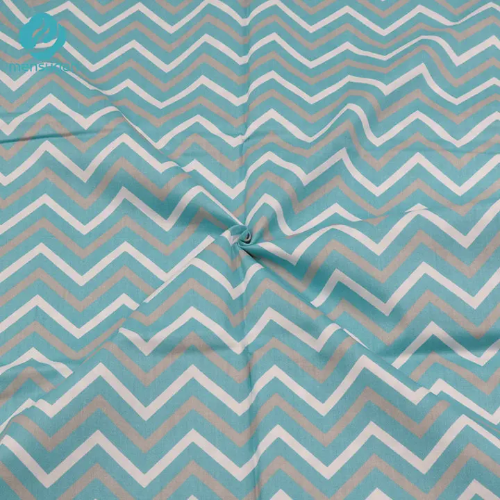 Mensugen 50 см* 160 см шевронная полосатая хлопковая ткань для лоскутного шитья подушек, подушек, покрывало, ткань для детского постельного белья - Цвет: 4