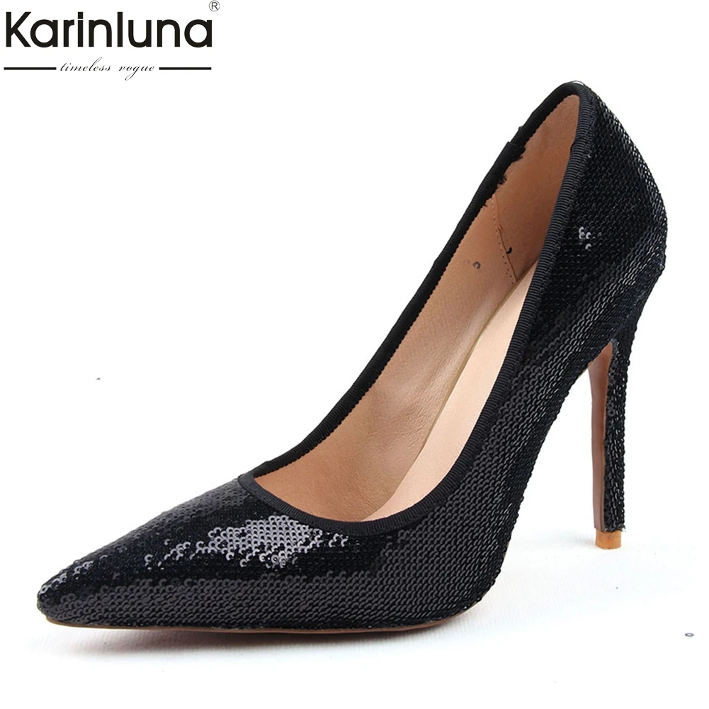 Luxury Party Wedding Pumps Woman Shoes Pointed Toe Slip On Sexy Super High Heels Shoes Woman Pumps thin heeled Footwear Luxury Party Wedding Pumps Woman Shoes Pointed Toe Slip On Sexy Super High Heels Shoes Woman Pumps thin heeled Footwear