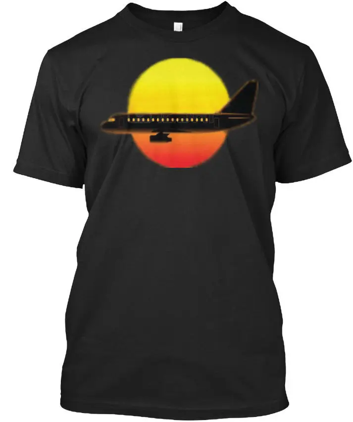 

Funny O Neck T Shirt Aircraft Sunlight Standard Unisex T-Shirt Summer Tee Shirt