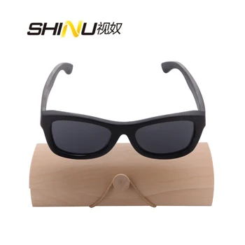 

High Quality Men Wood Sunglasses Real Ebony Wooden Frame Polarized Sun Glasses UV400 Protection Driving Glasses Cool Shade 6001
