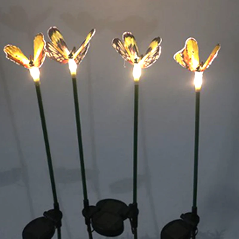 LED Solar Powered Butterfly Outdoor Garden Lawn light for Yard Lawn Landscape Decoration Lamp solar light (3)