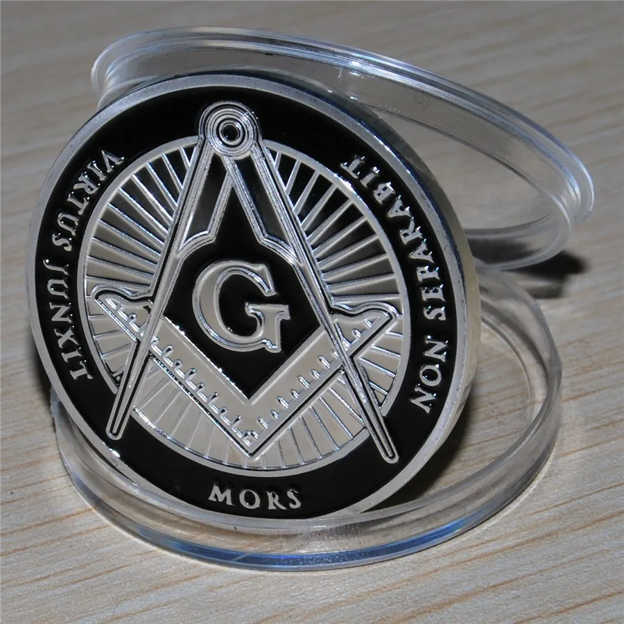 FREEMASON MASONIC MASON CHALLENGE COIN (2)