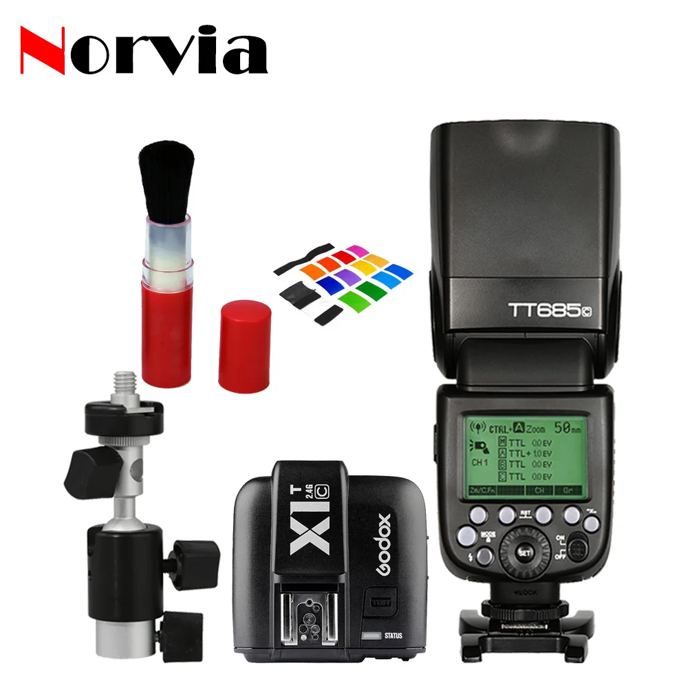 Godox TT685 TT685C Speedlite X1T-C  D   TTL  Canon  1000D 7D 6D 60D 50D 600D 500D 650D 750D