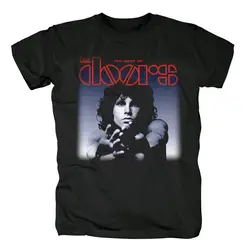 Bloodhoof THE DOORS рок-группа PSYCHEDLIC JIM MORRISON черная рубашка Новинка! Размер: Азиатский размер