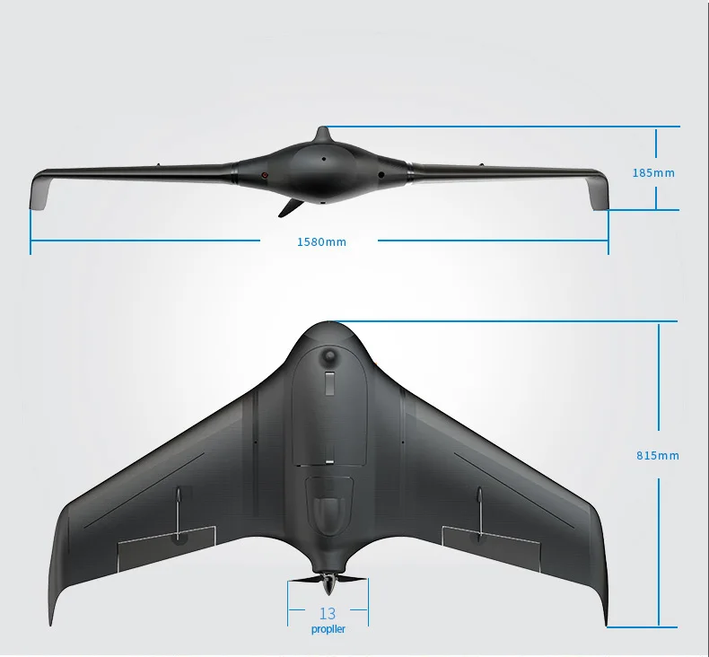 FeiyuTech Новое фиксированное крыло Единорог БПЛА Дрон самолет решение с передачей данных 80 км для аэрофотосъемки и картографии