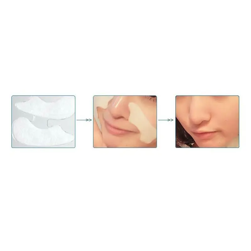 Máscara de Olho Nutrir e Apertar Iluminar a Cor da Pele Linhas Finas Estudante Olho Adesivos 40 Pares 12 Utensílios de cuidado facial