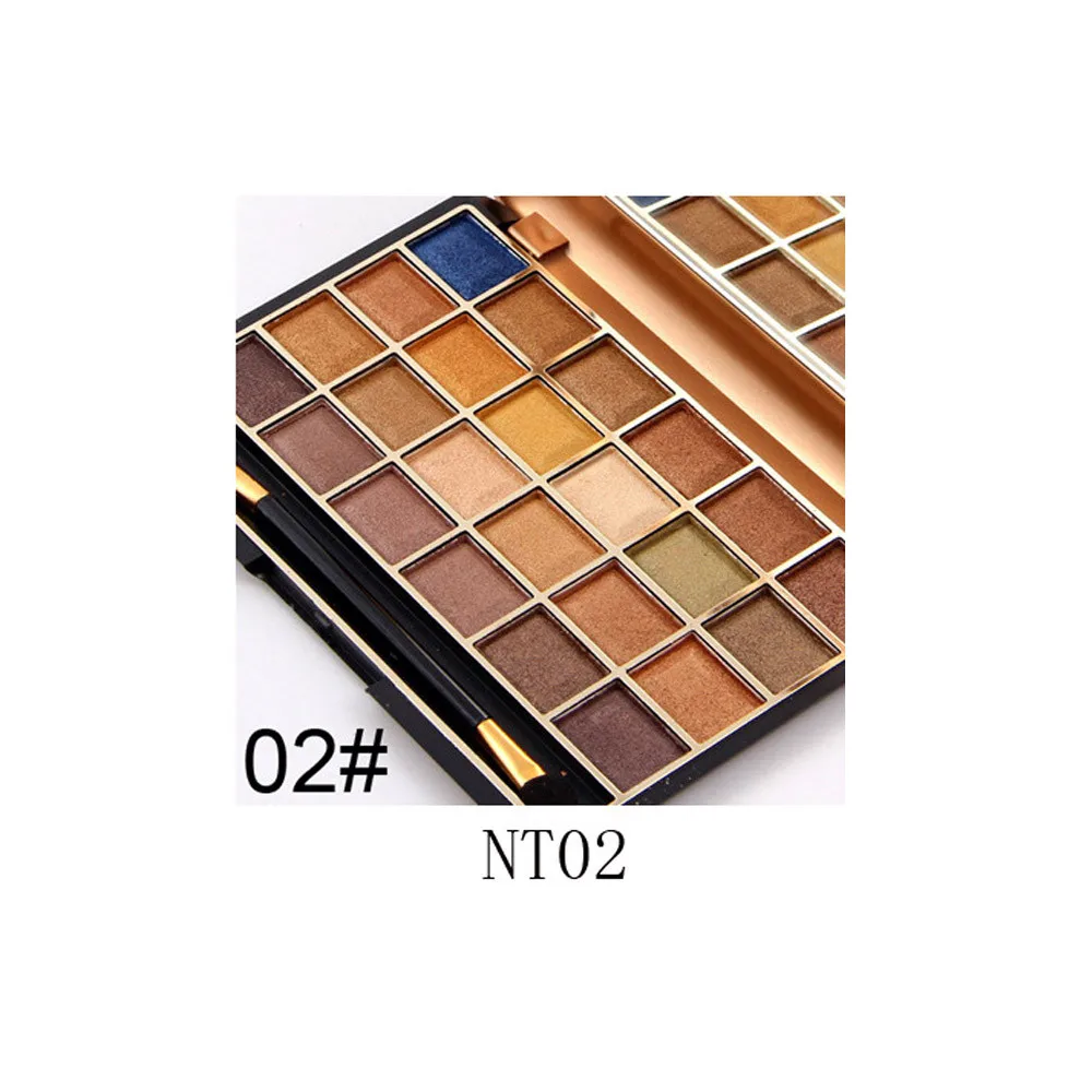 NT02 Мисс Роза 24 Цвета/1 компл. Shimmer матовый Косметика для век Палитры Мода глаз Красота Макияж Палитры Тени для век Рождественский подарок - Цвет: NT02