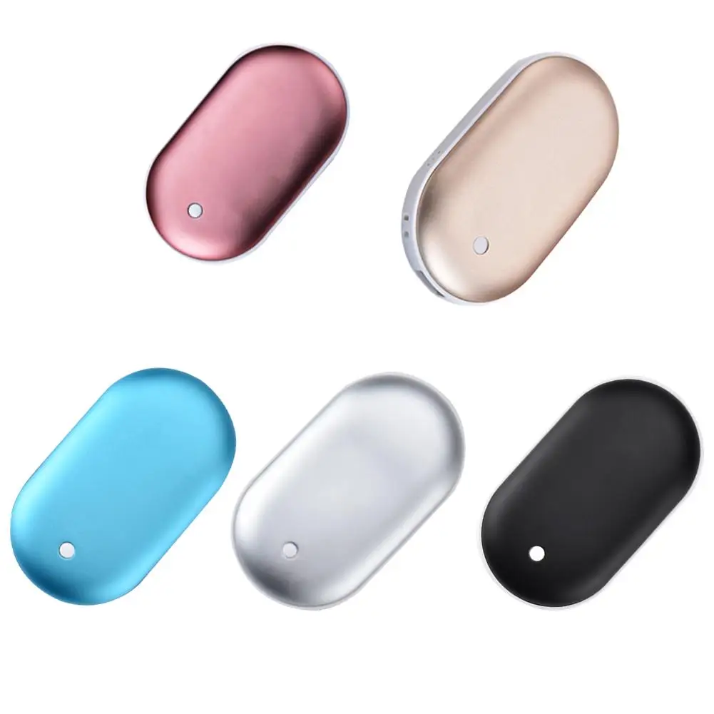 

Rechargeable Hand Warmers Electric Mobile Power Bank Dual-Purpose Portable 5200mAh USB Cobblestone Supply Pocket Hand Warmer