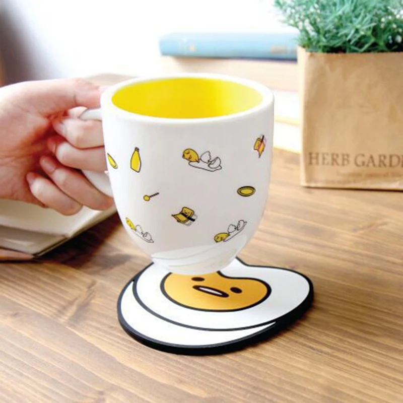 1 قطع الكرتون سيليكون الوقايات كأس حصيرة البيض شرب منصات الطعام مفرش طاولة المطبخ الاكسسوارات كوب شريط القدح حصيرة 2B