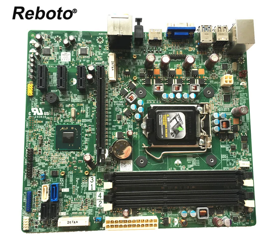 Reboto For DELL XPS 8500 series Desktop Motherboard DH77M01 CN-0YJPT1 0YJPT1 YJPT1 LGA1155 H77 DDR3 MB 100% Tested Fast Ship Reboto For DELL XPS 8500 series Desktop Motherboard DH77M01 CN-0YJPT1 0YJPT1 YJPT1 LGA1155 H77 DDR3 MB 100% Tested Fast Ship