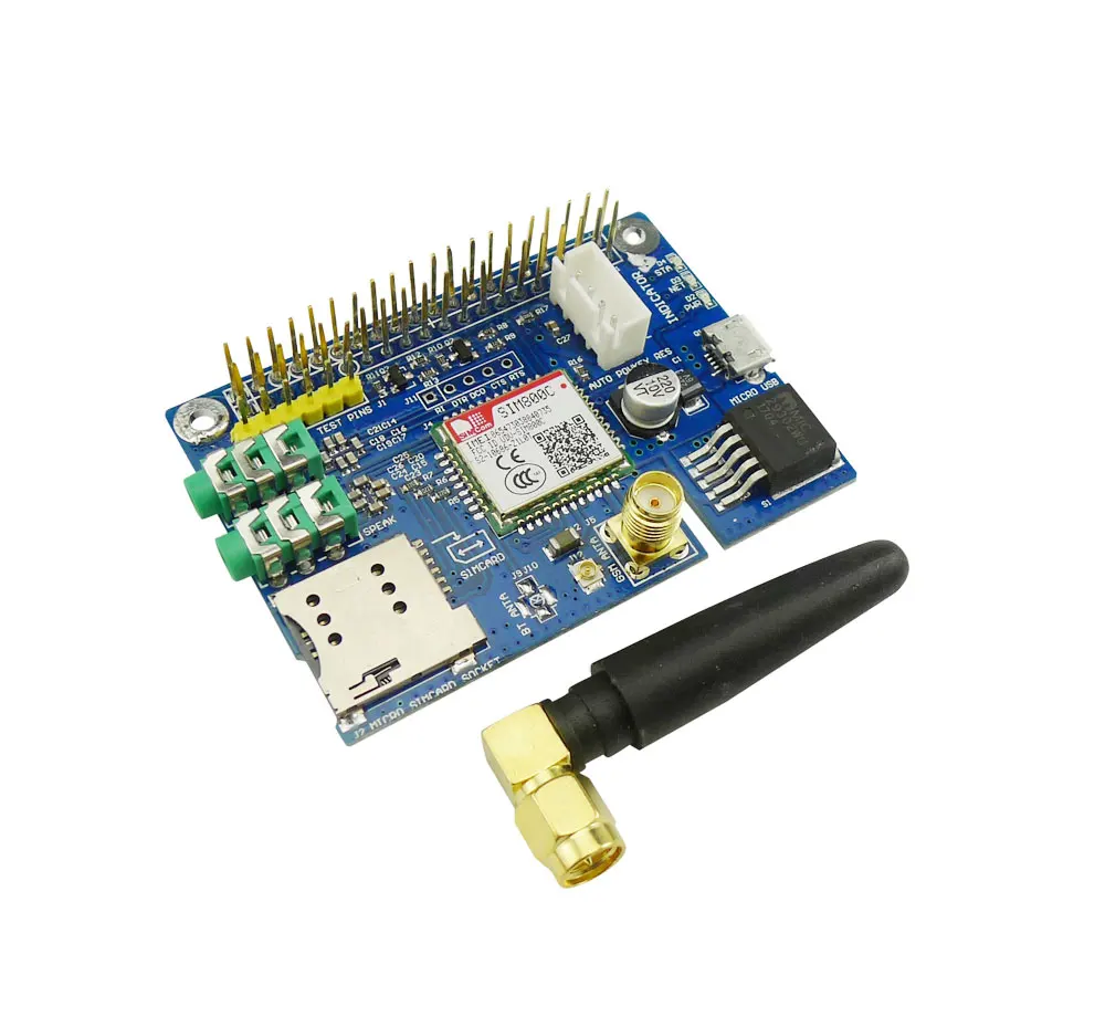 

Aihasd SIM800C GSM GPRS Module Quad-band Development Board for Raspberry Pi