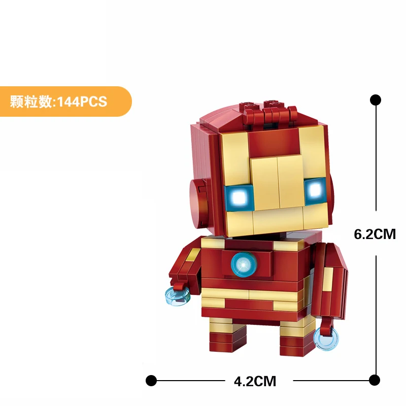 Micro-drilled-building-blocks-Superhero-series-Spiderman-Iron-Man-Hulk-Legoings-marvel-city-DIY-figures-Bricks (2)