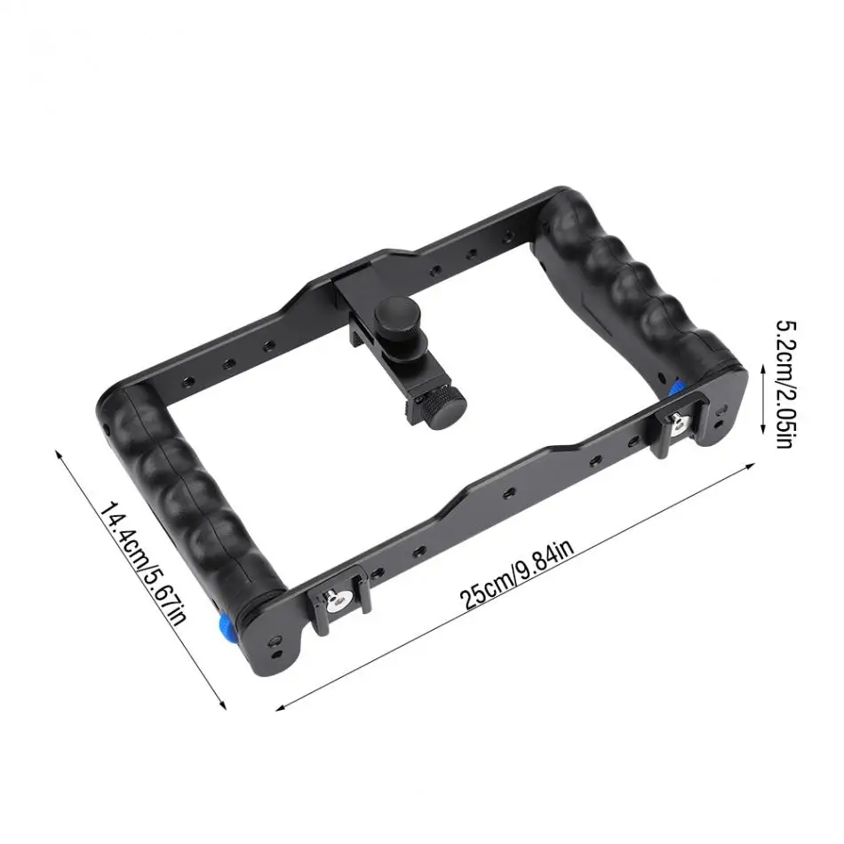Ручной портативный металлический телефон камера клетка стабилизатор Rig ручка рукоятка комплект