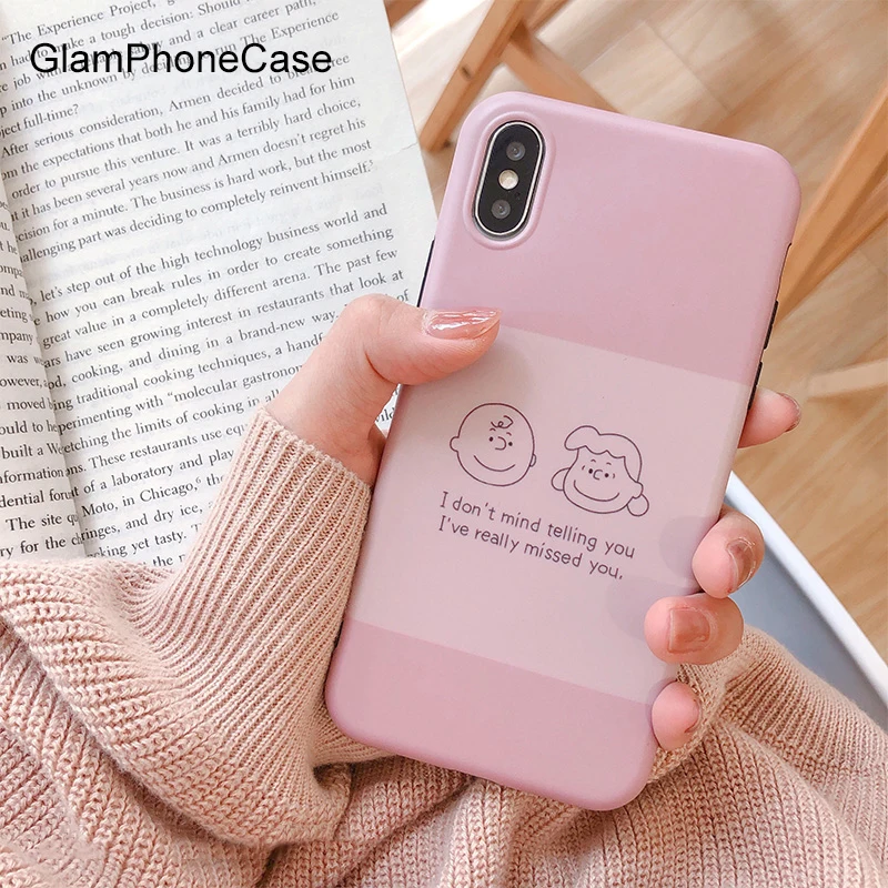 GlamPhoneCase розовый милый чехол для телефона iPhone 7 8 Plus XS Max XR Чехлы X 6 6S Мягкий ТПУ |