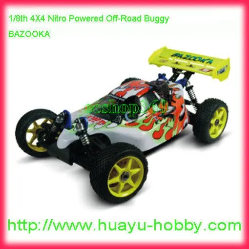 

BAZOOKA  1/8th 4WD Nitro Powered Off-Road Buggy  RTR 94081