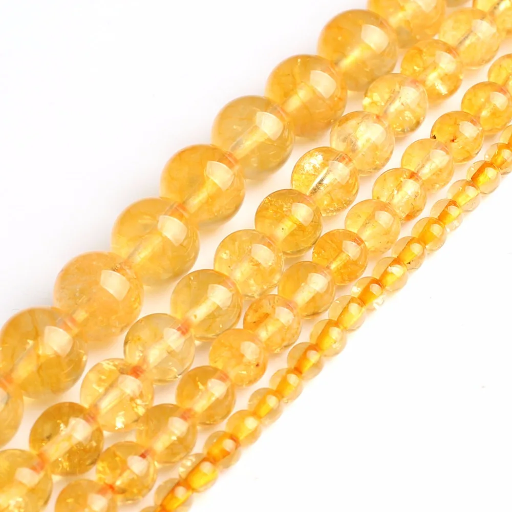 Yellow Citrine Clear Crystal Quartz Round Beads Free Shipping 15" 6mm 8mm 10mm Yellow Citrine Clear Crystal Quartz Round Beads Free Shipping 15" 6mm 8mm 10mm