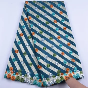 

Latest Nigeria Tulle Laces High Quality Swiss Voile Laces In Switzerland Cotton African Dry Lace Fabric For Women Dress 1618