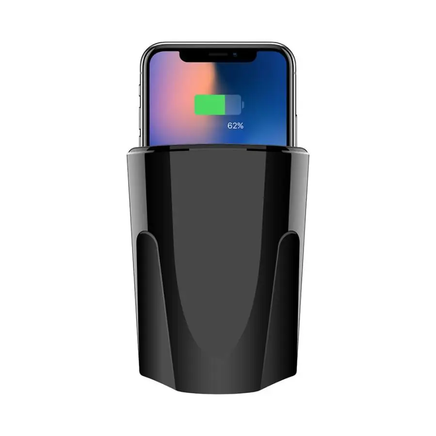 

Carprie 10W X8 Car Wireless Charger Cup with USB Output for iPhone 8 iPhoneX Phone Accessories Drop Ship 18JUL31