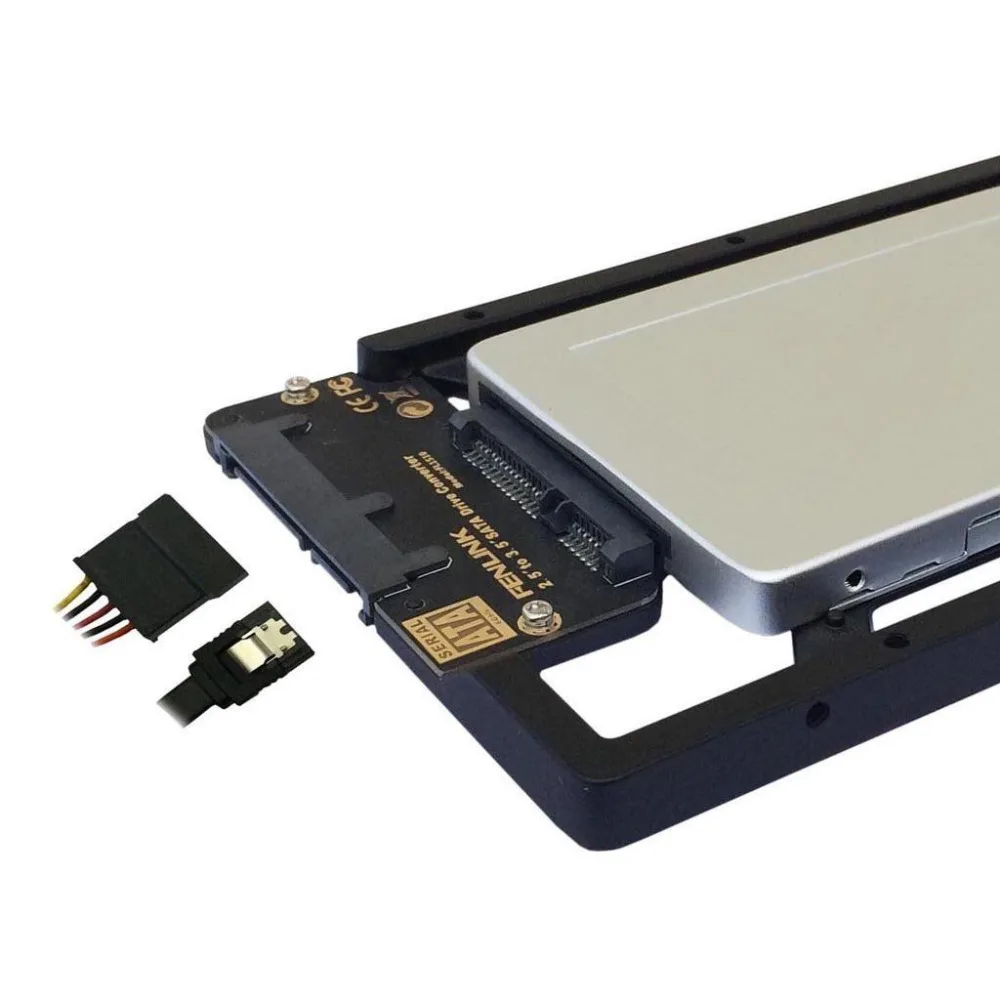 NEW 2.5" to 3.5 Adapter Tray SAS SATA SSD HDD Swap Bracket