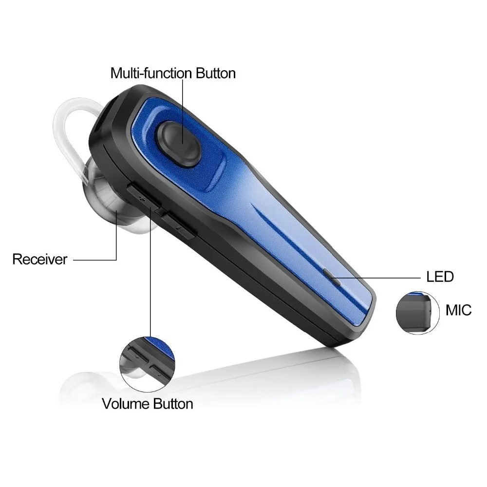 Новейшие беспроводные Bluetooth наушники, стерео гарнитура с шумоподавлением, мини Bluetooth гарнитура, спортивные наушники с микрофоном для всех телефонов