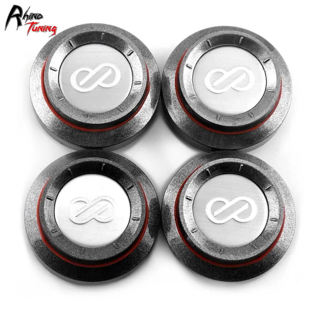Rhino Tuning 4PCs 64mm Car Styling Enkei Wheel Hub Center Caps Emblem