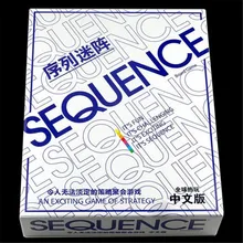 Instock Sequence Board Game Suitable For 2-12 players Family Game