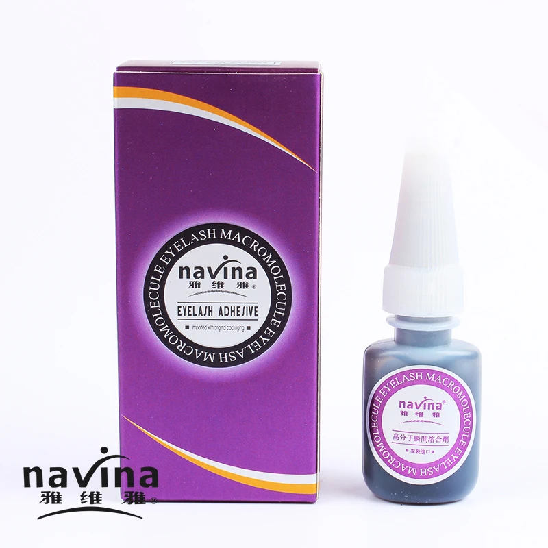 Клей для наращивания ресниц NAVINA 10 мл/бутылка клей накладные ресницы в отдельной