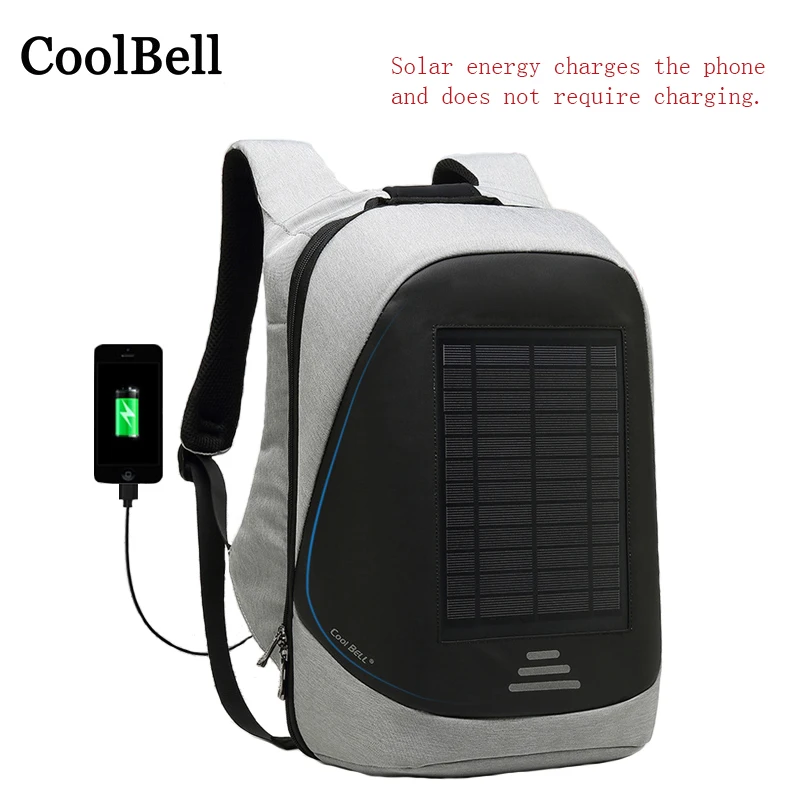 Нейлоновая мужская сумка для ноутбука, USB рюкзак с солнечной зарядкой, 14 15 15,6, для Macbook, huawei, Asus, Dell, lenovo, Xiaomi, samsung, водонепроницаемые сумки