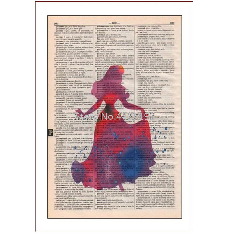 

Diamond Embroidery book page Cross stitch kit Crafts Needlework 3d square drill Diamond pasted Diamond painting Princess Girls