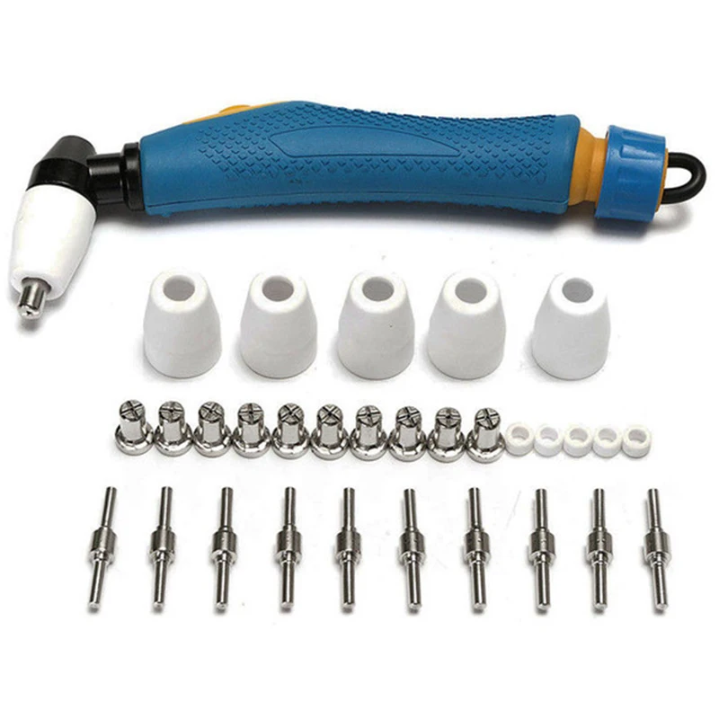 

New 31Pk 210Mm Esab Pt-31 Lg-40 20072 Air Plasma Cutter Torch Body & Welding Torches Tip Electrode Nozzle
