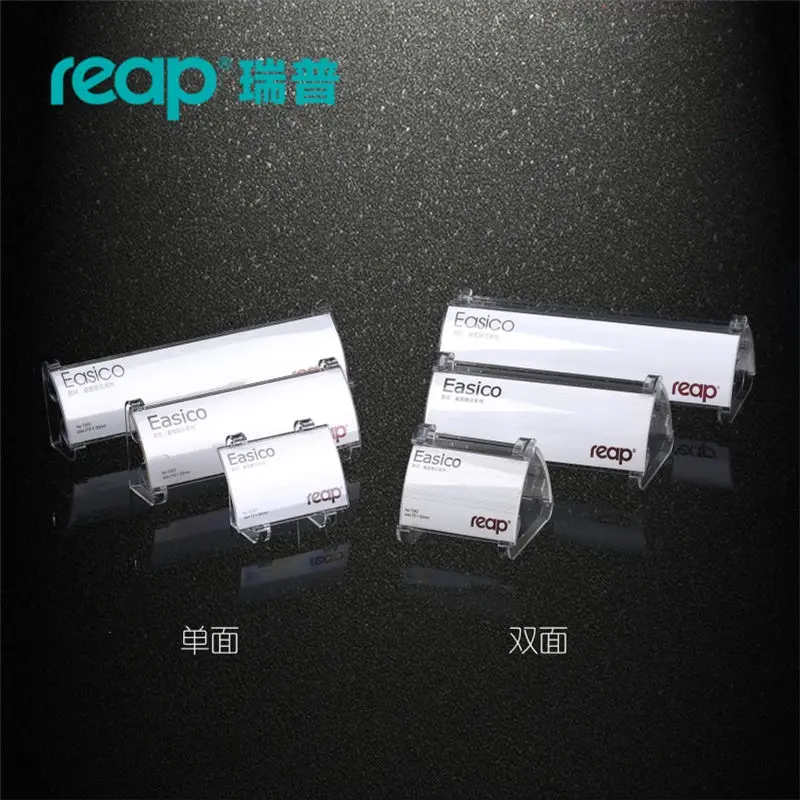 

5-pack Reap Easico PS L-shape desk sign holder card display stand table menu service Label office club business restaurant