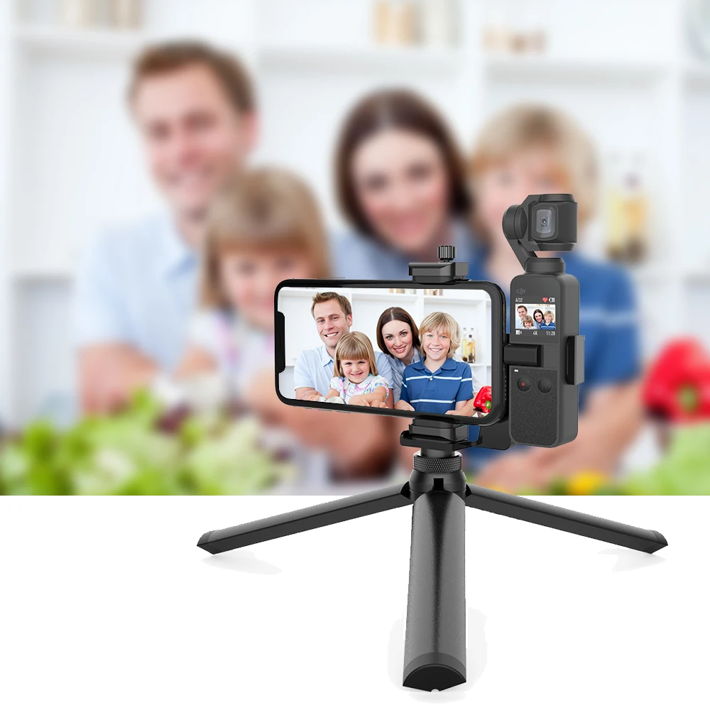Стационарный держатель для телефона Smatree с подставкой крепления штатива DJI Osmo Pocket
